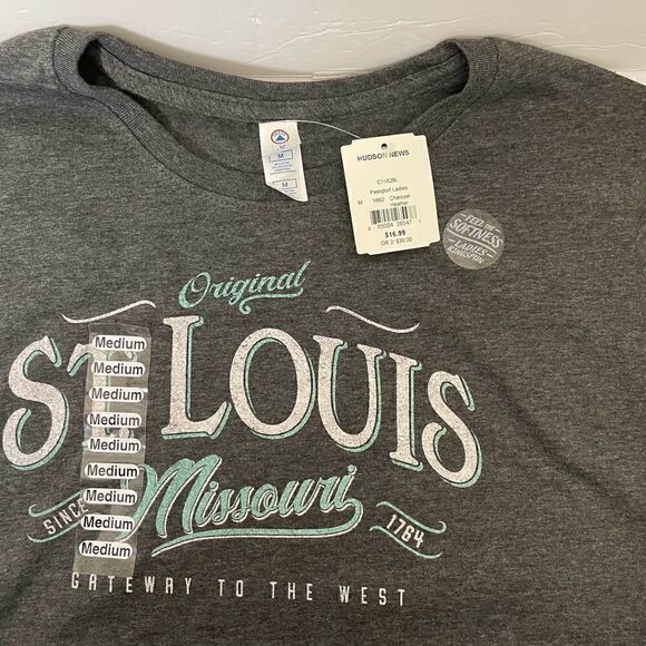 New! Hudson’s news| Souvenir Tee| Soft|Cotton|Medium|St. Louis - Picture 9 of 13